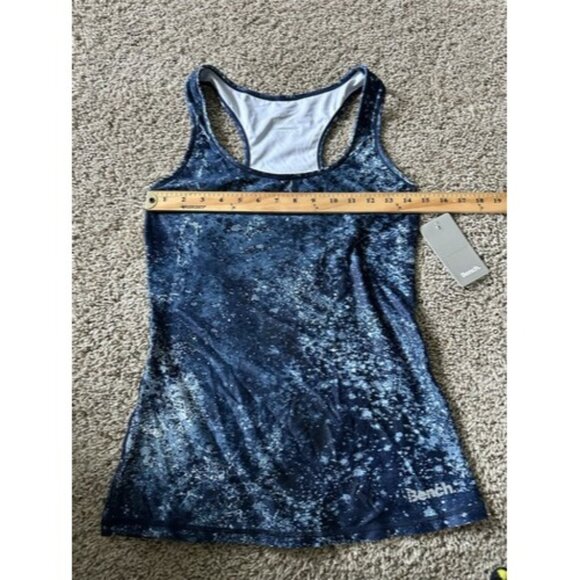 Bench Womens Blue Colorful Racerback Tank Sleeveless Active Size Small Pull Over - Picture 8 of 15